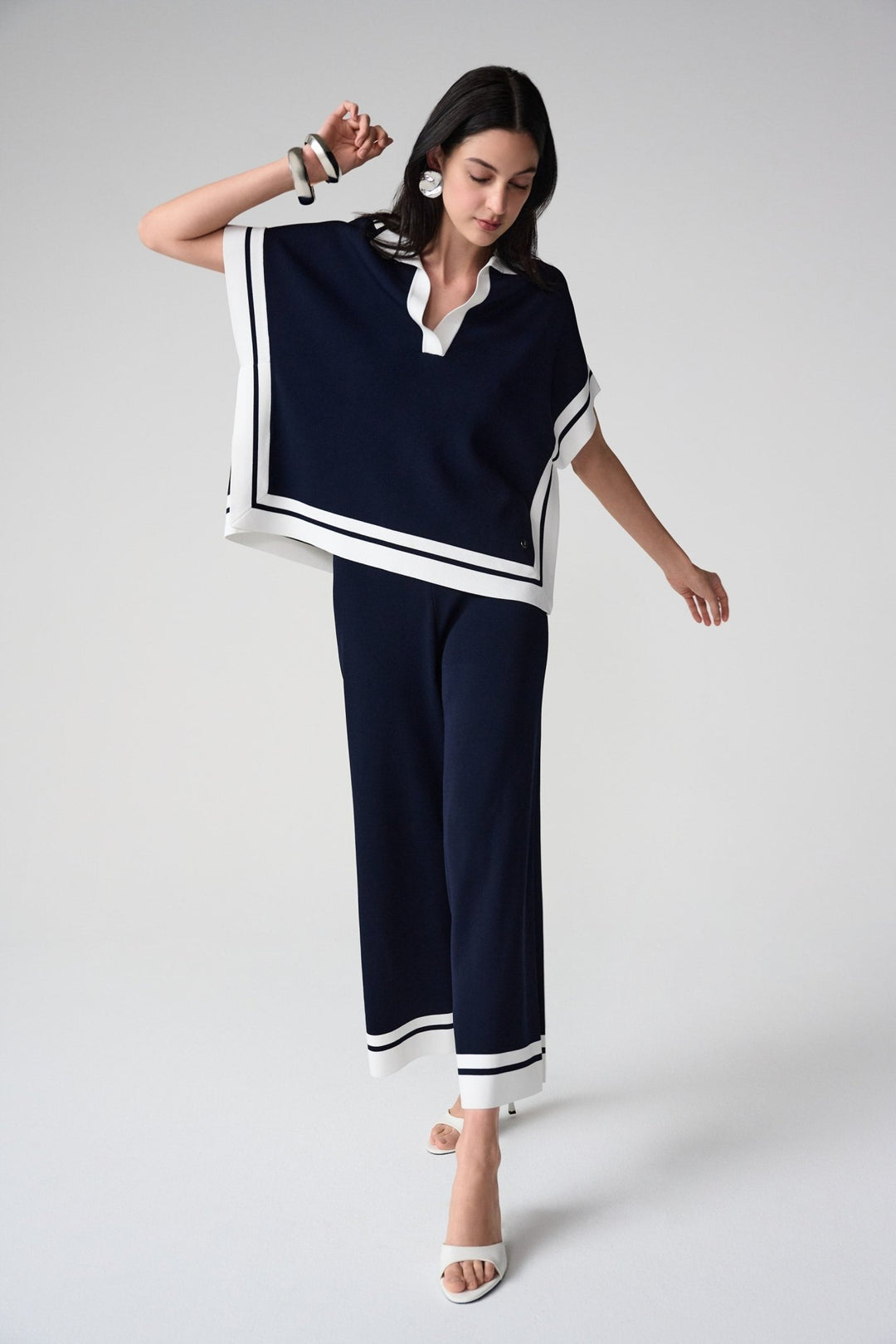 Ships Captain Knit Pant - Navy - JR87 - Pizazz BoutiqueJoseph Ribkoff
