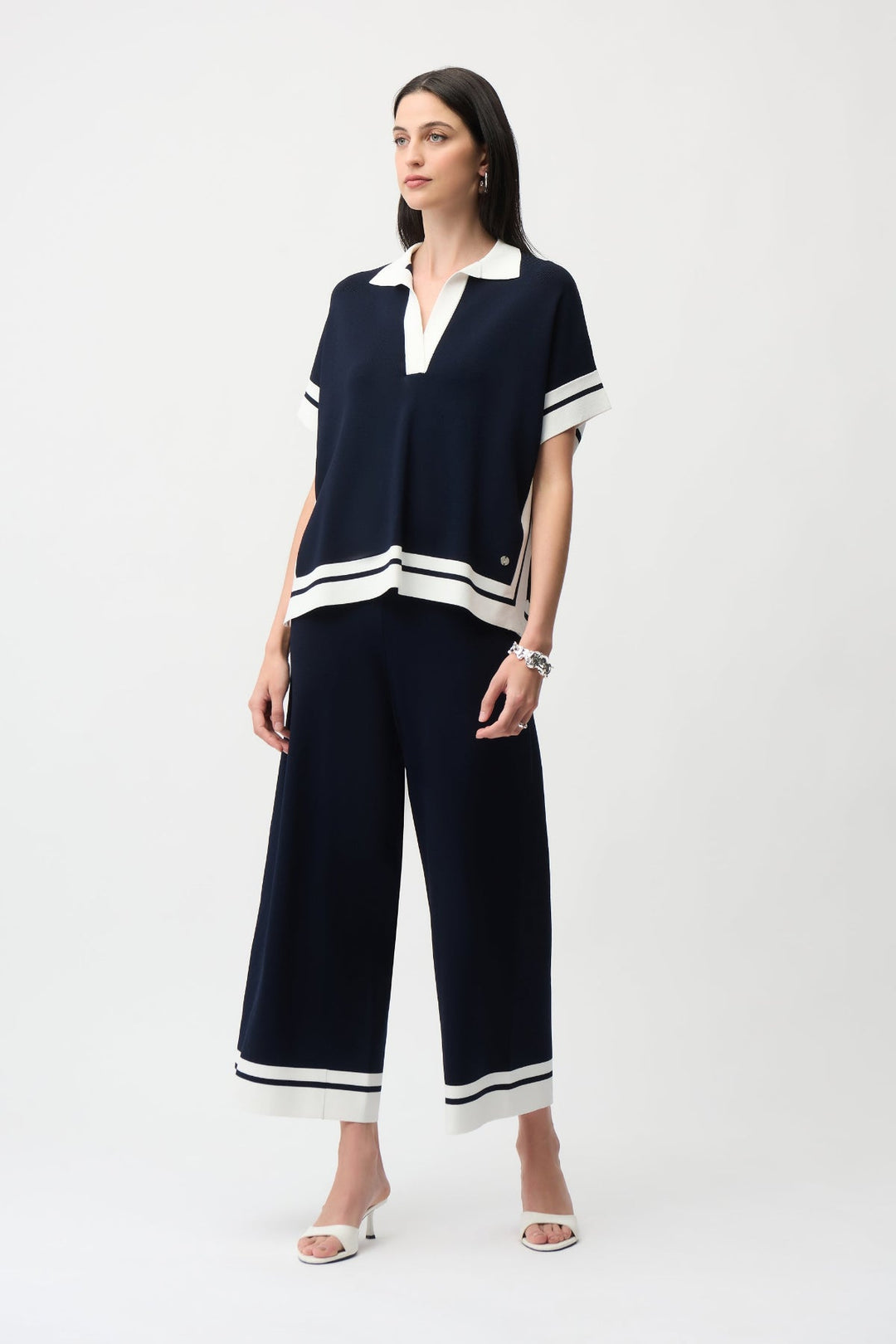 Ships Captain Knit Pant - Navy - JR87 - Pizazz BoutiqueJoseph Ribkoff
