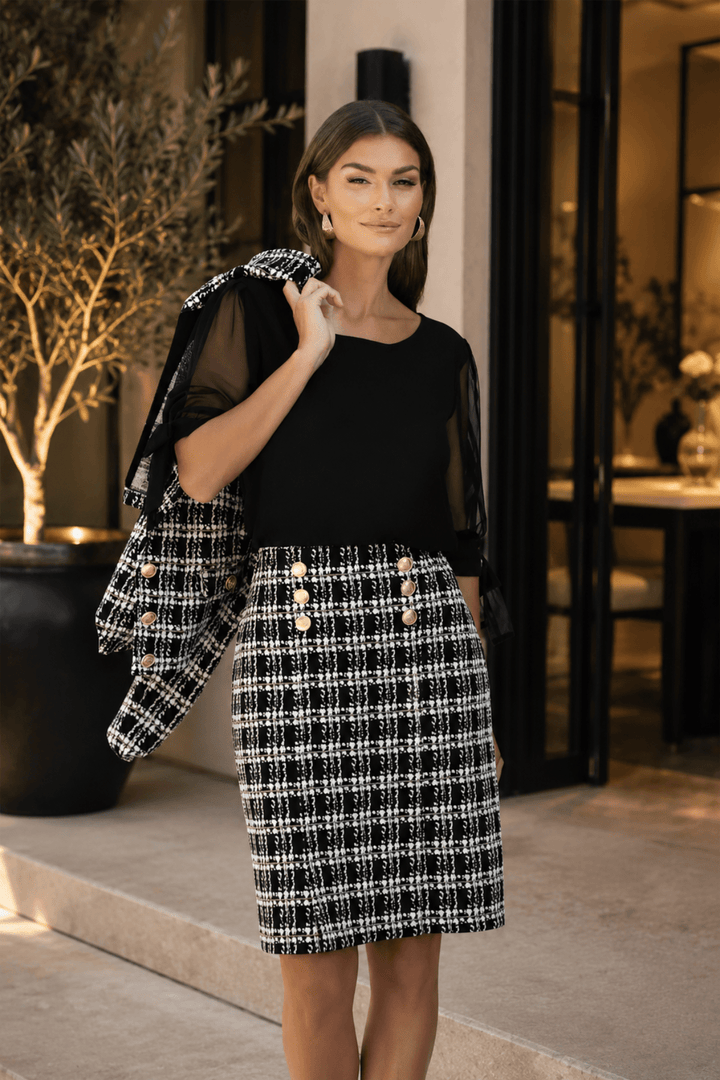 Sillitoe Skirt - FL6 - Pizazz BoutiqueFrank Lyman