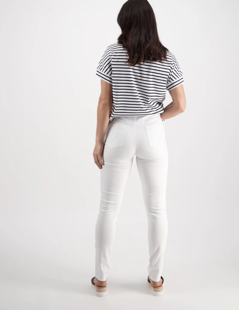 Skinny Jeans - White - VA12 - Pizazz BoutiqueVassalli