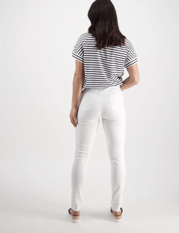 Skinny Jeans - White - VA12 - Pizazz BoutiqueVassalli