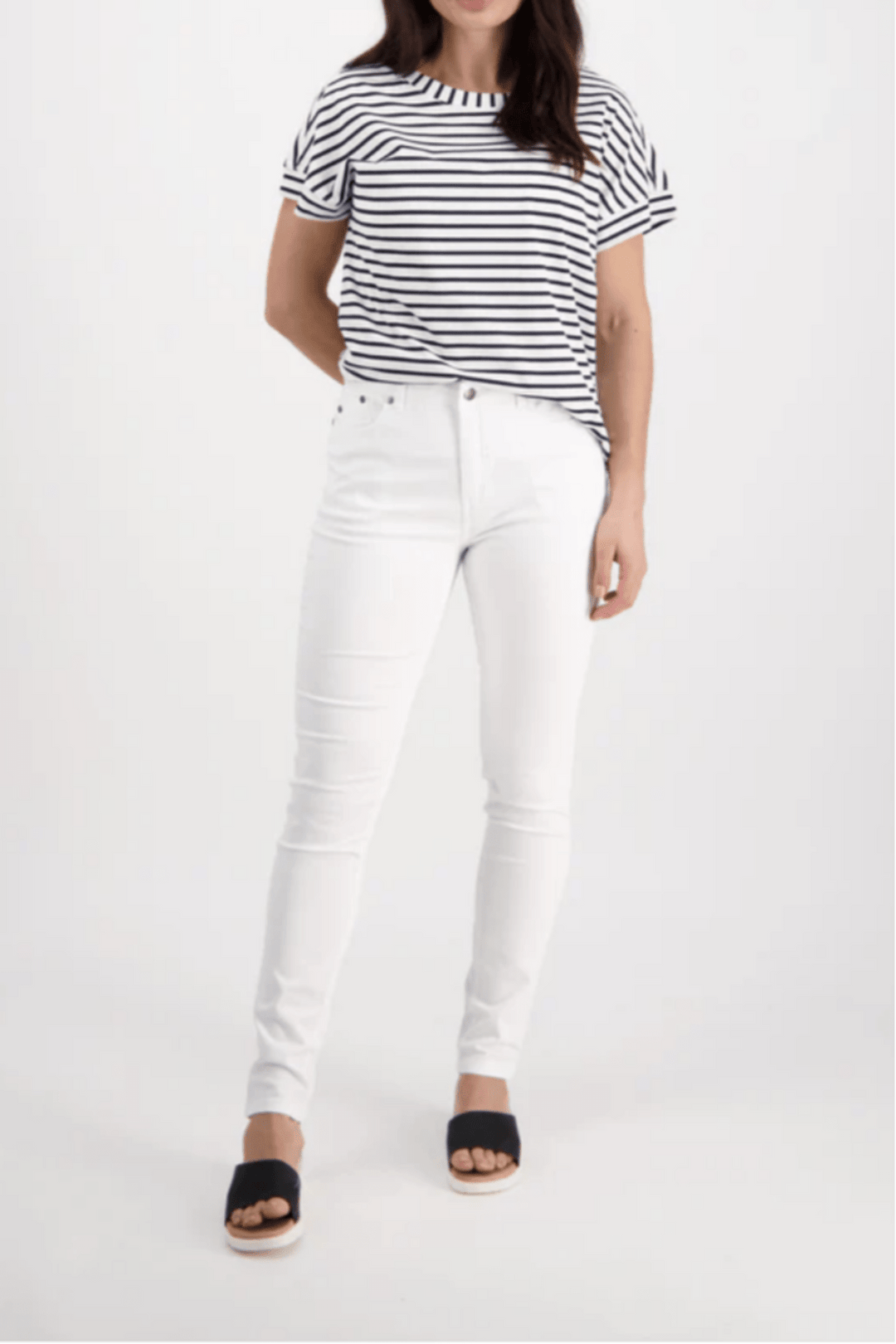 Skinny Jeans - White - VA12 - Pizazz BoutiqueVassalli