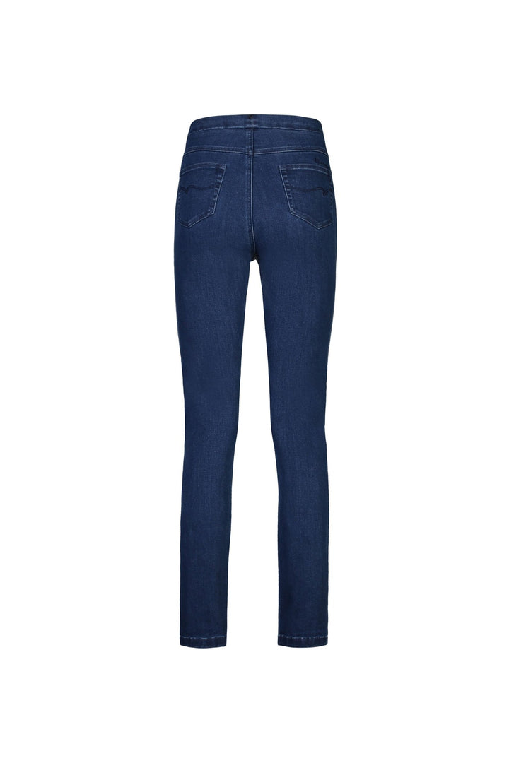 Slim Leg Pull On Jean - Blue Denim - VA1 - Pizazz BoutiqueVassalli