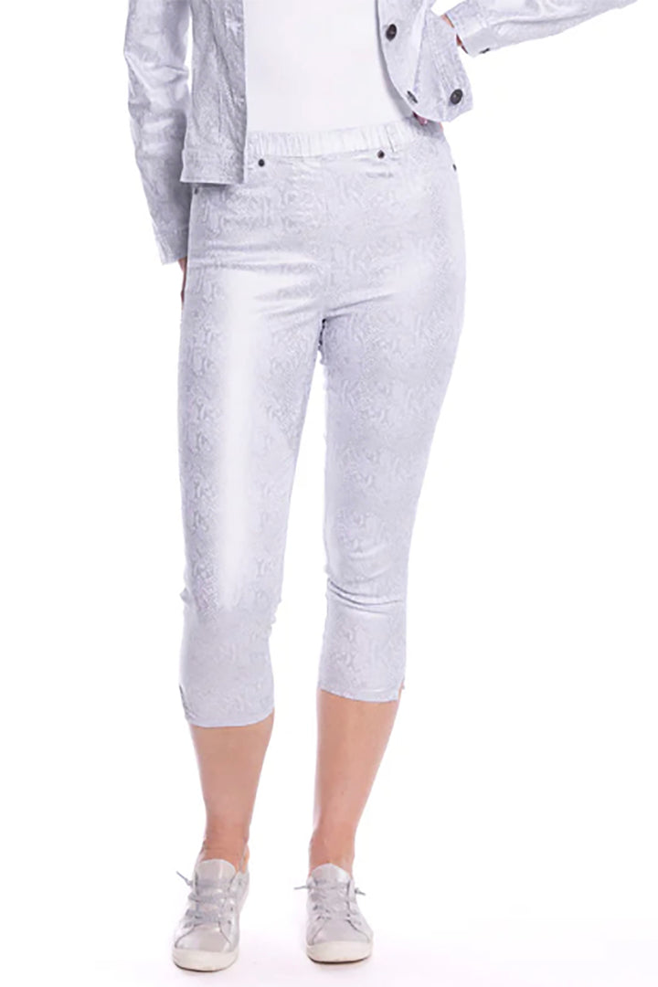 Snake Foil Capri Jegging - Silver - CL3