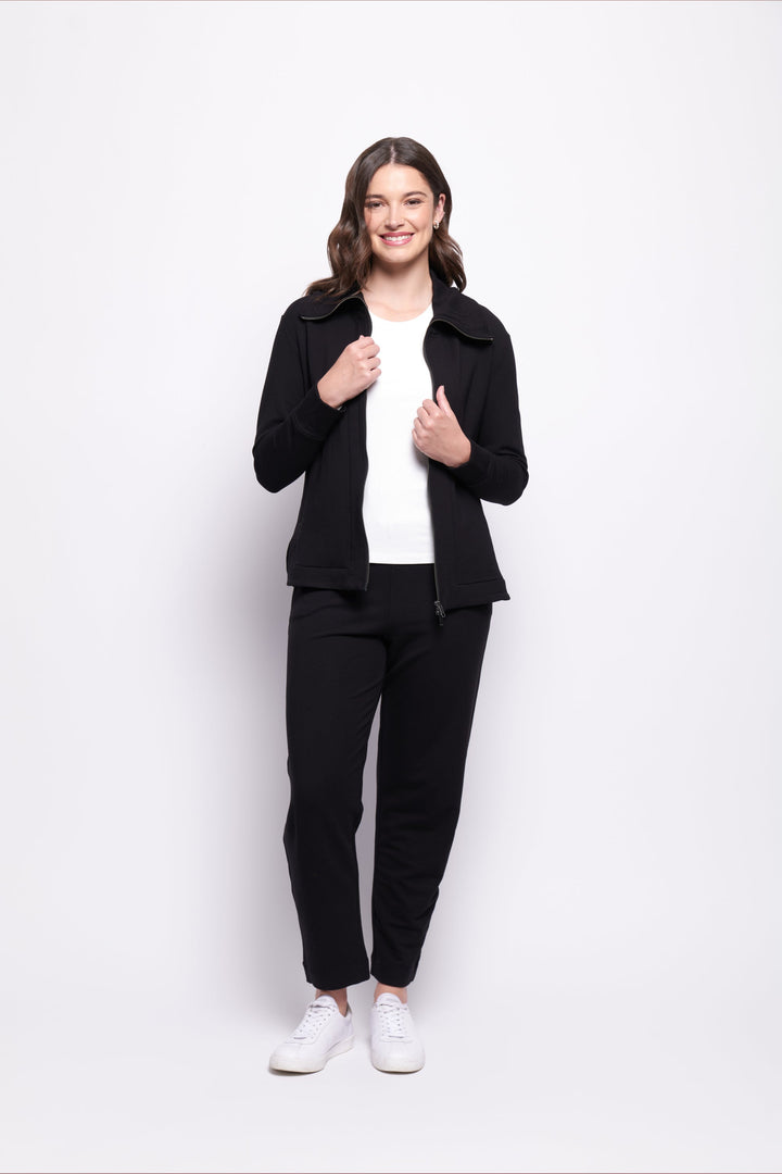 Software Upgrade Jacket - Black - F21 - Pizazz BoutiqueFoil