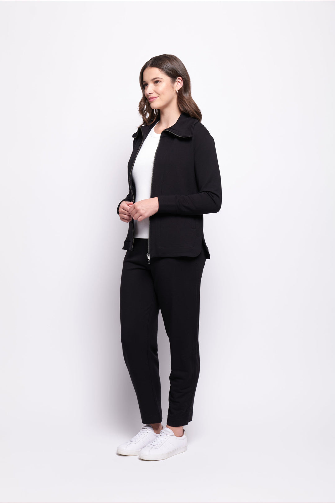 Software Upgrade Jacket - Black - F21 - Pizazz BoutiqueFoil