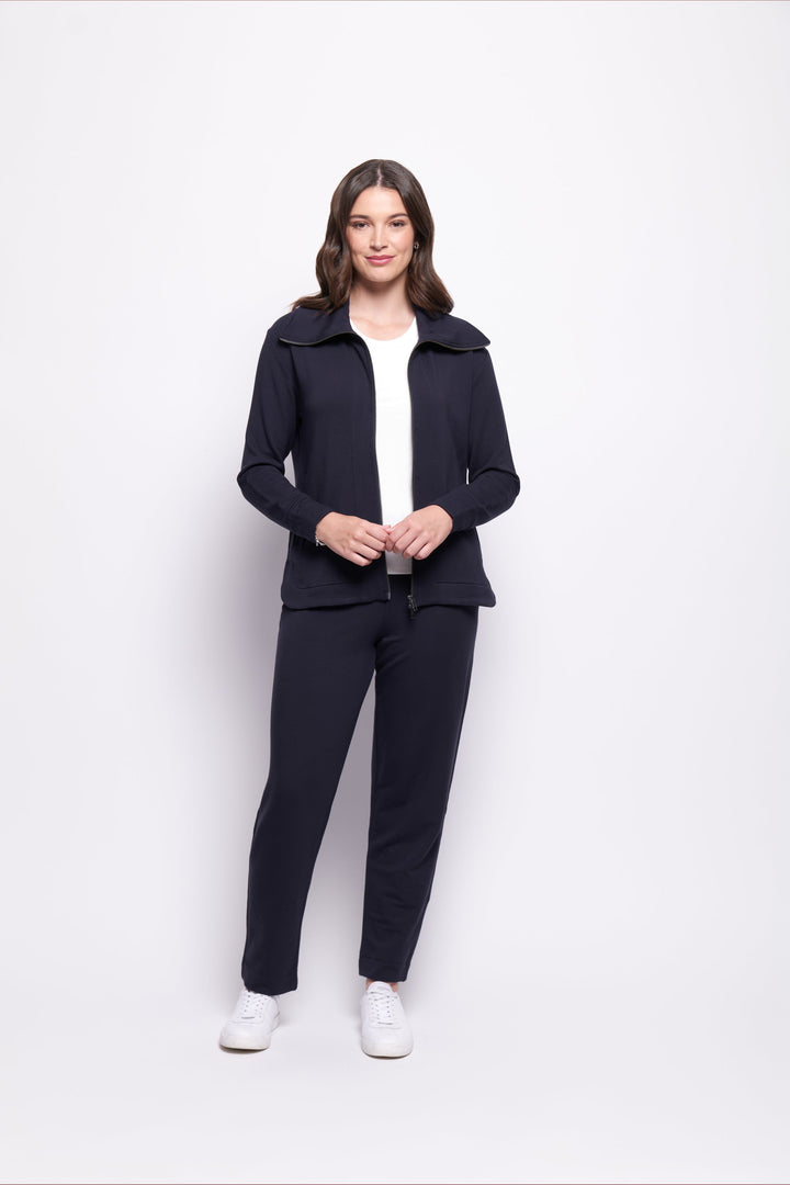 Software Upgrade Jacket - Navy - F21 - Pizazz BoutiqueFoil