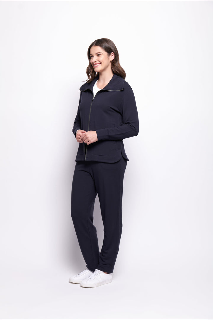 Software Upgrade Jacket - Navy - F21 - Pizazz BoutiqueFoil