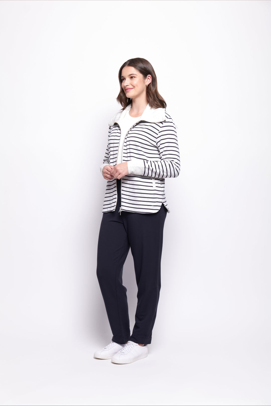 Software Upgrade Jacket - Stripe - F21 - Pizazz BoutiqueFoil