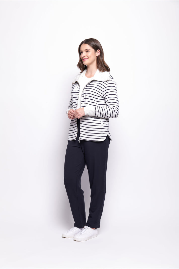 Software Upgrade Jacket - Stripe - F21 - Pizazz BoutiqueFoil