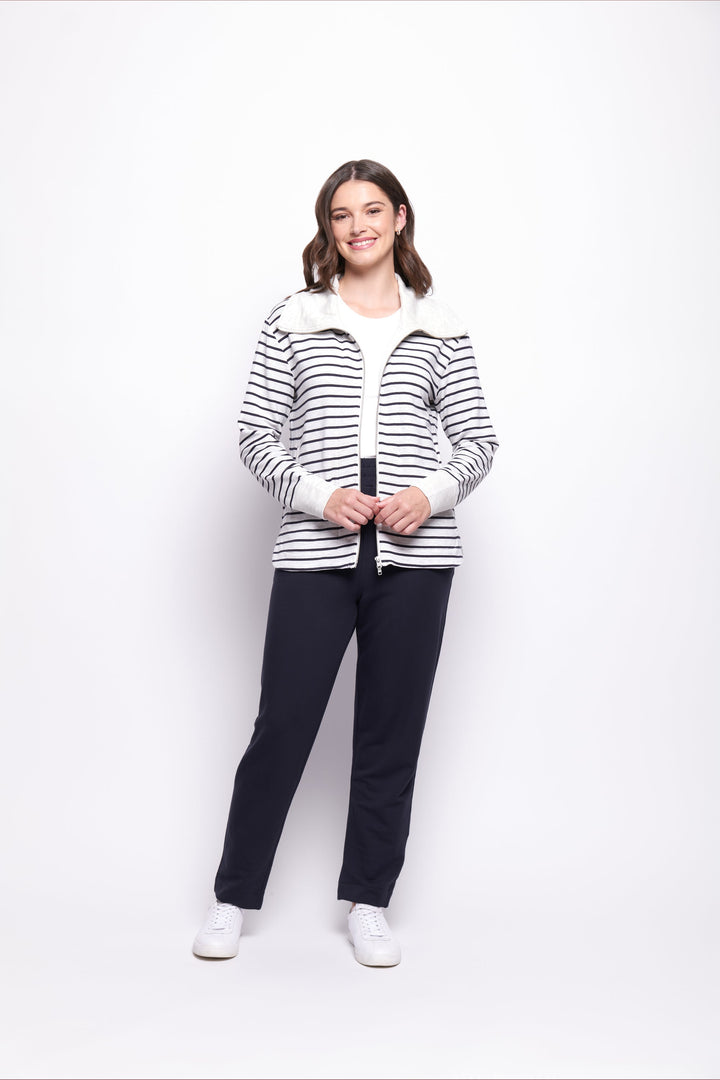 Software Upgrade Jacket - Stripe - F21 - Pizazz BoutiqueFoil