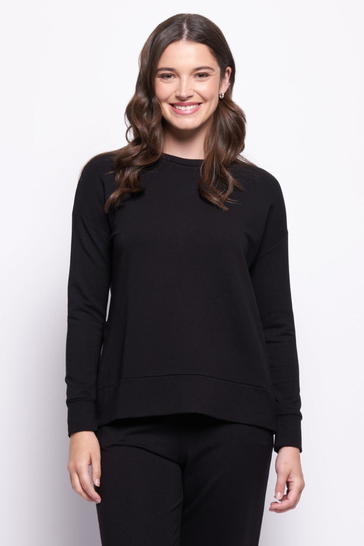 Software Upgrade Zip Sweater - Black - F24 - Pizazz BoutiqueFoil