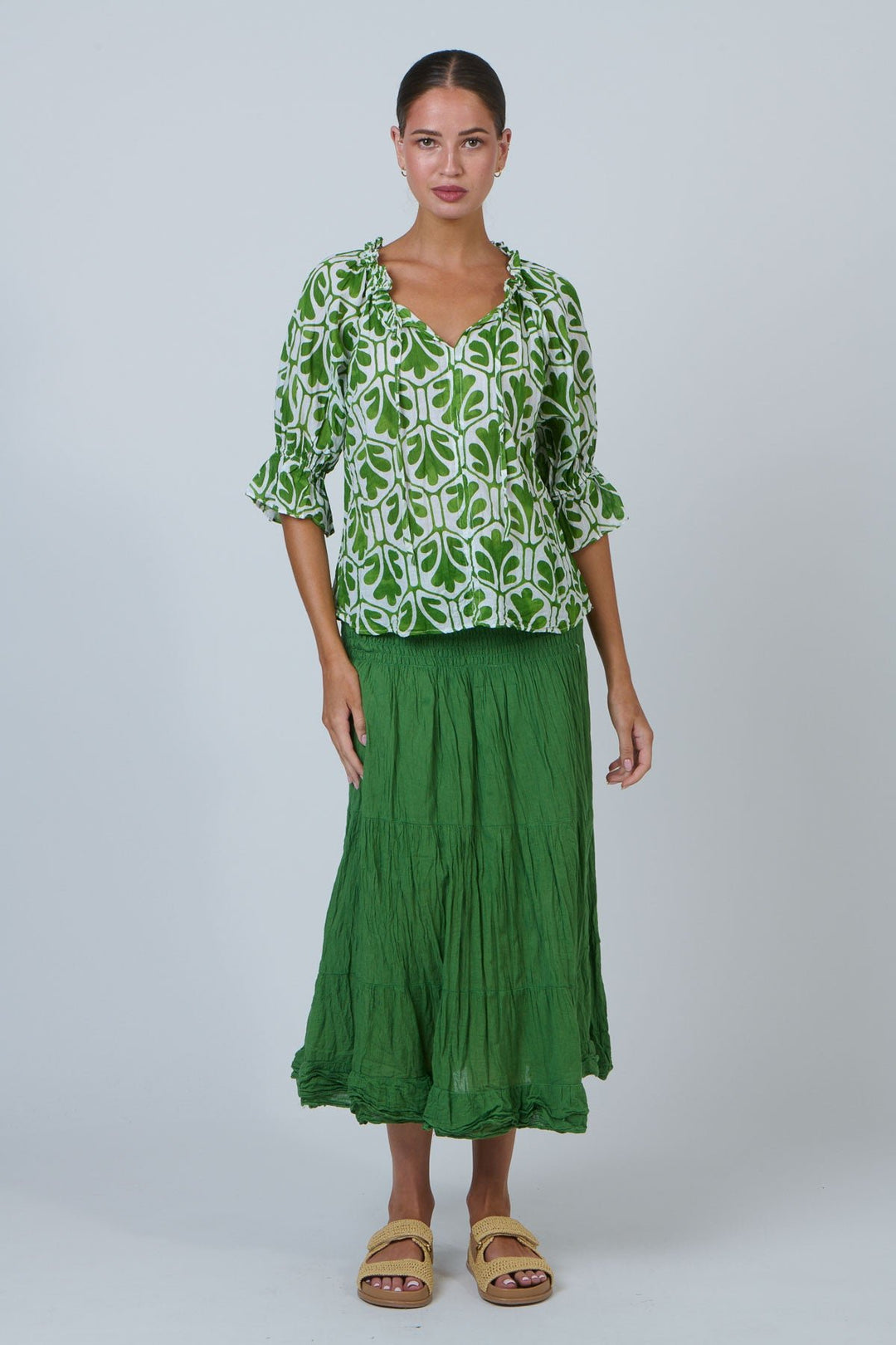 Solana Top - Oak Meadow - N28 - Pizazz BoutiqueNamastai