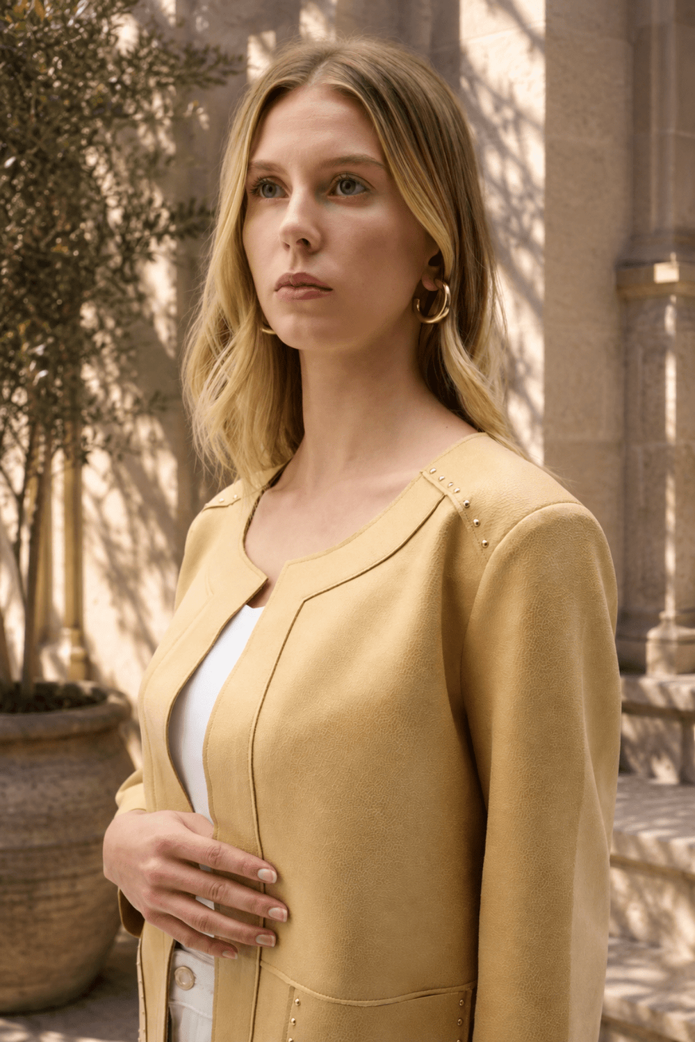 Solene Suede Jacket - JR43 - Pizazz BoutiqueJoseph Ribkoff