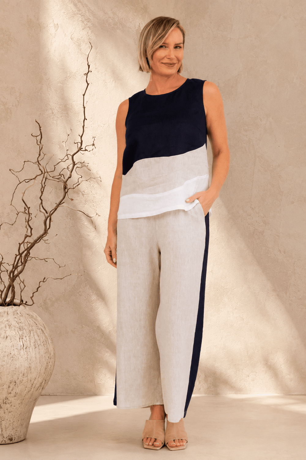 Spliced Tank - SS31 - Pizazz BoutiqueSee Saw