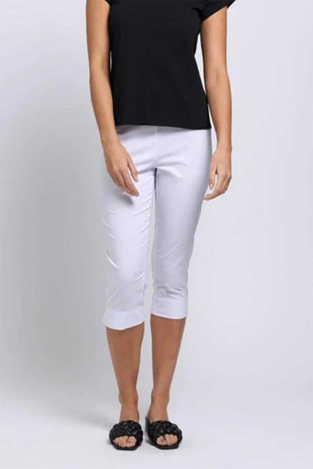 Split Enz Pants - White - F23 - Pizazz BoutiqueFoil