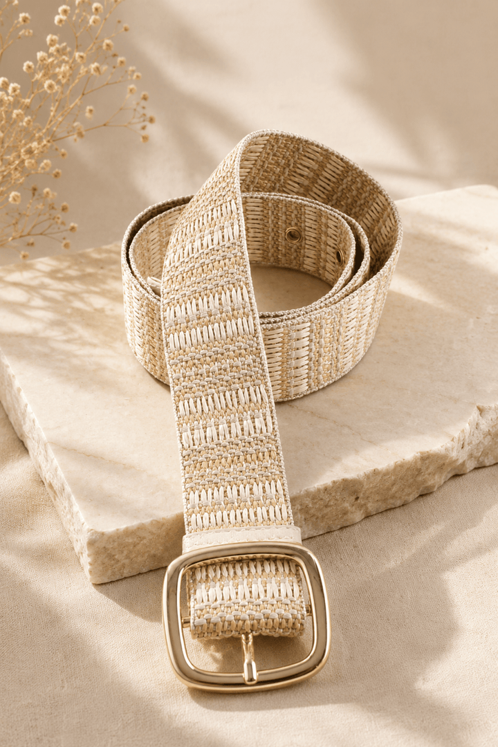 Square Buckle Belt - AD60 - Pizazz BoutiqueAdorne