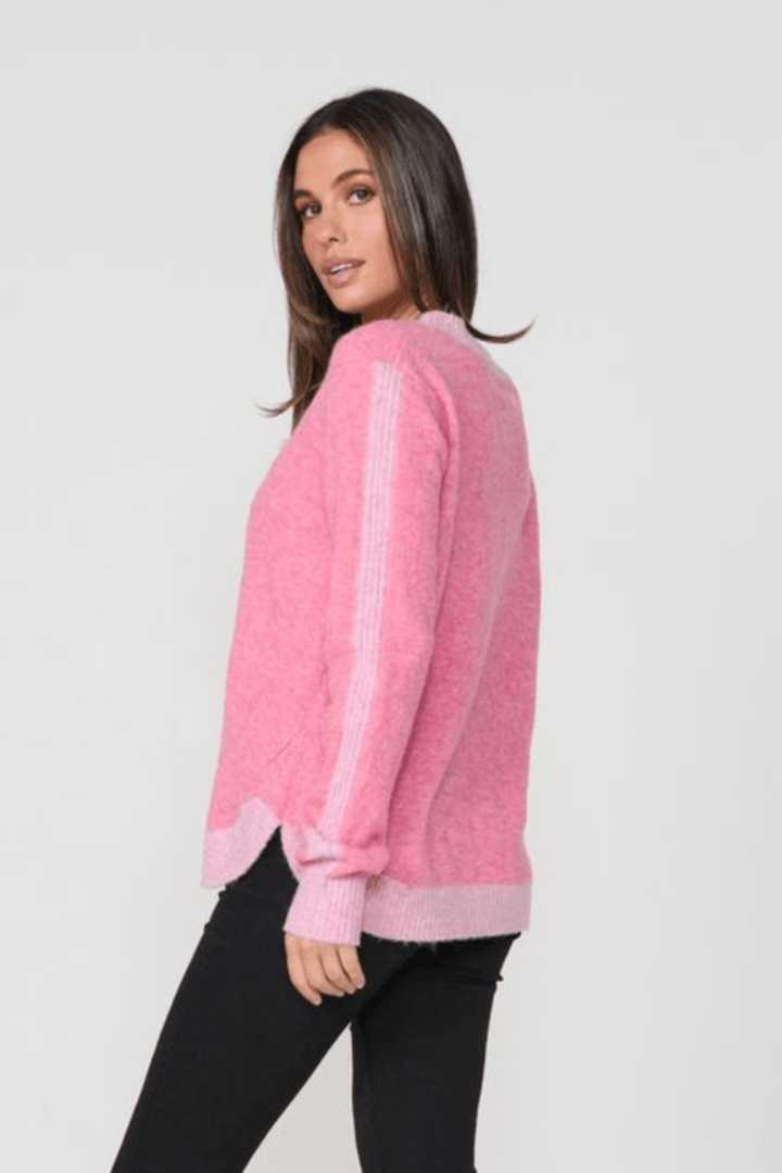 Stephanie Knit - Pink - CJ14 - Pizazz BoutiqueCaju