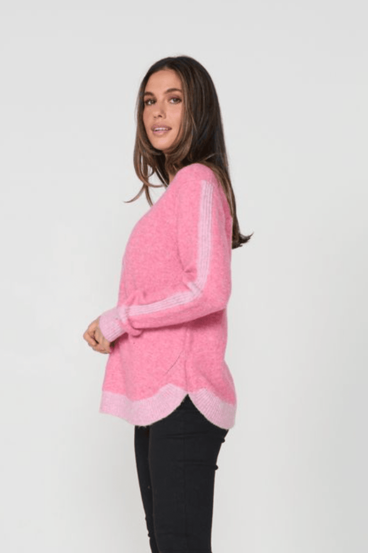 Stephanie Knit - Pink - CJ14 - Pizazz BoutiqueCaju