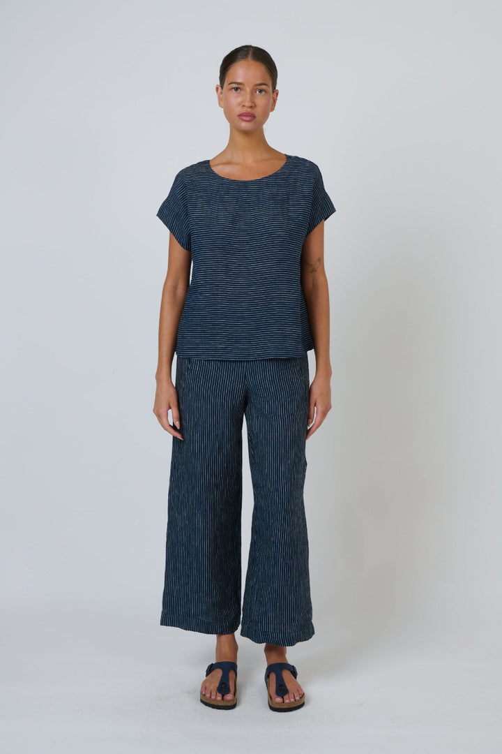 Streamlined Linen Top - Pizazz BoutiqueNaturals By O & J