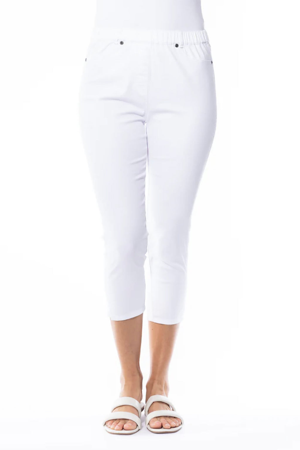 Cafe Latte Stretch Capri Jeggings, Pizazz Boutique