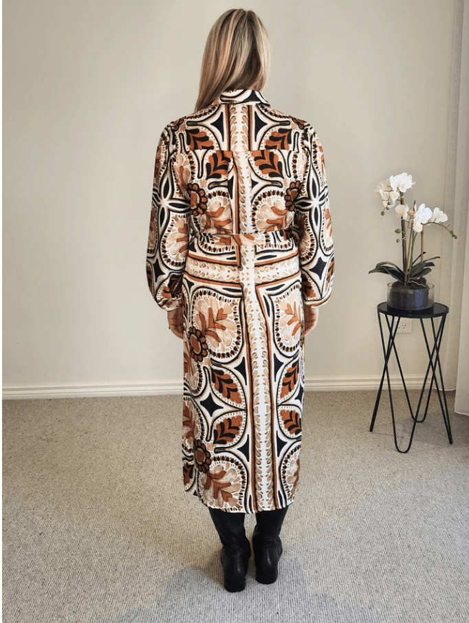 Studio Dress - Chocolate - TZ24 - Pizazz BoutiqueThreadz