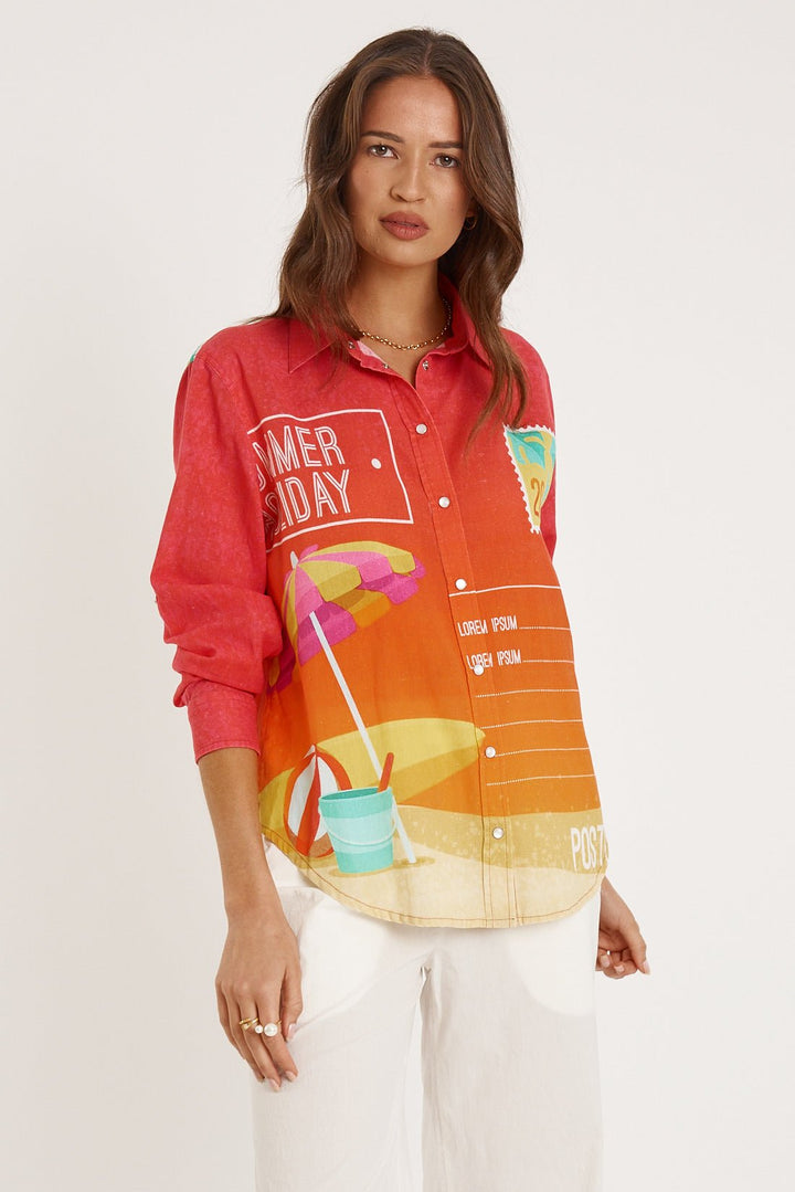 Summer Shirt - RY17 - Pizazz BoutiqueRubyyaya