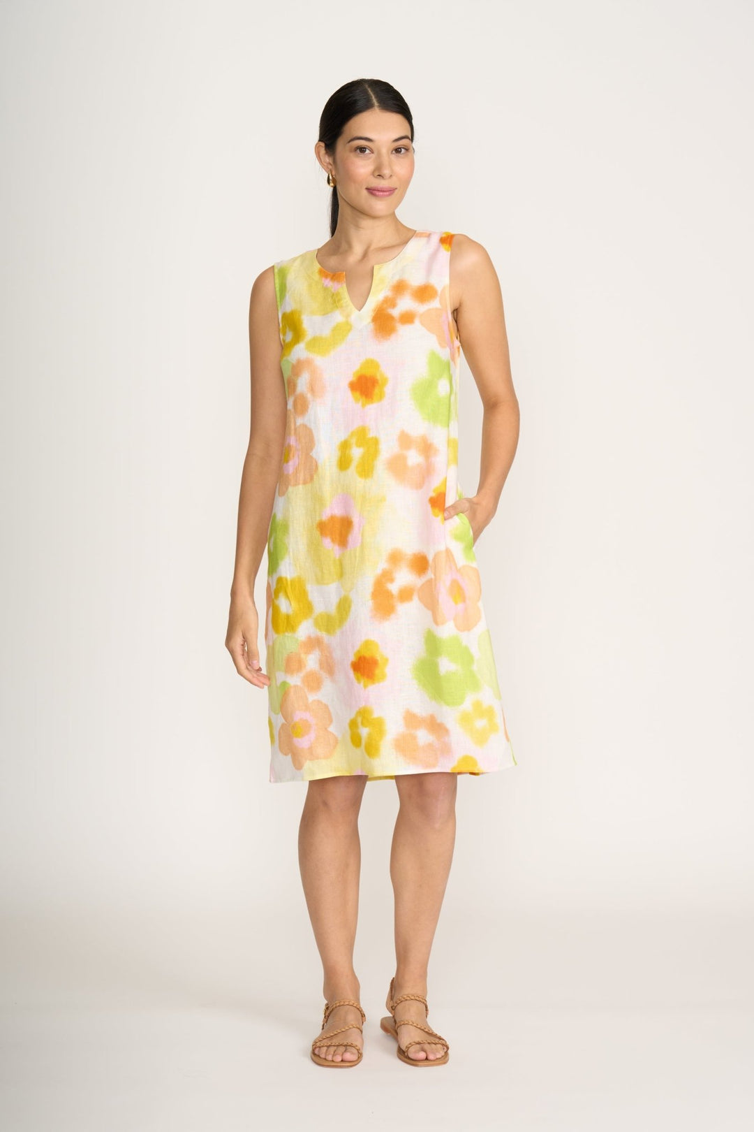 Sun - Sational Dress - Posh Petals - F43 - Pizazz BoutiqueFoil