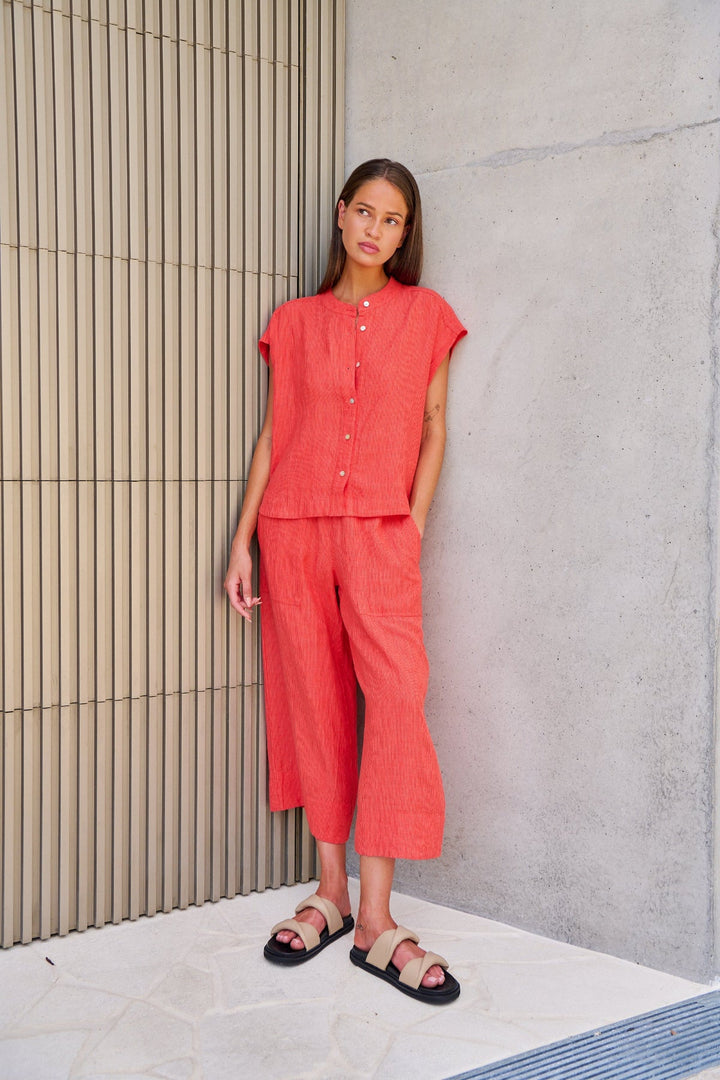 Sunset Strip Linen Pant - Pizazz BoutiqueNaturals By O & J