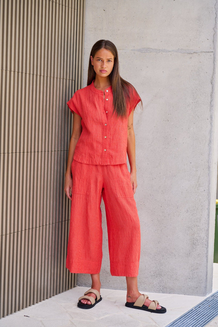 Sunset Strip Linen Pant - Pizazz BoutiqueNaturals By O & J