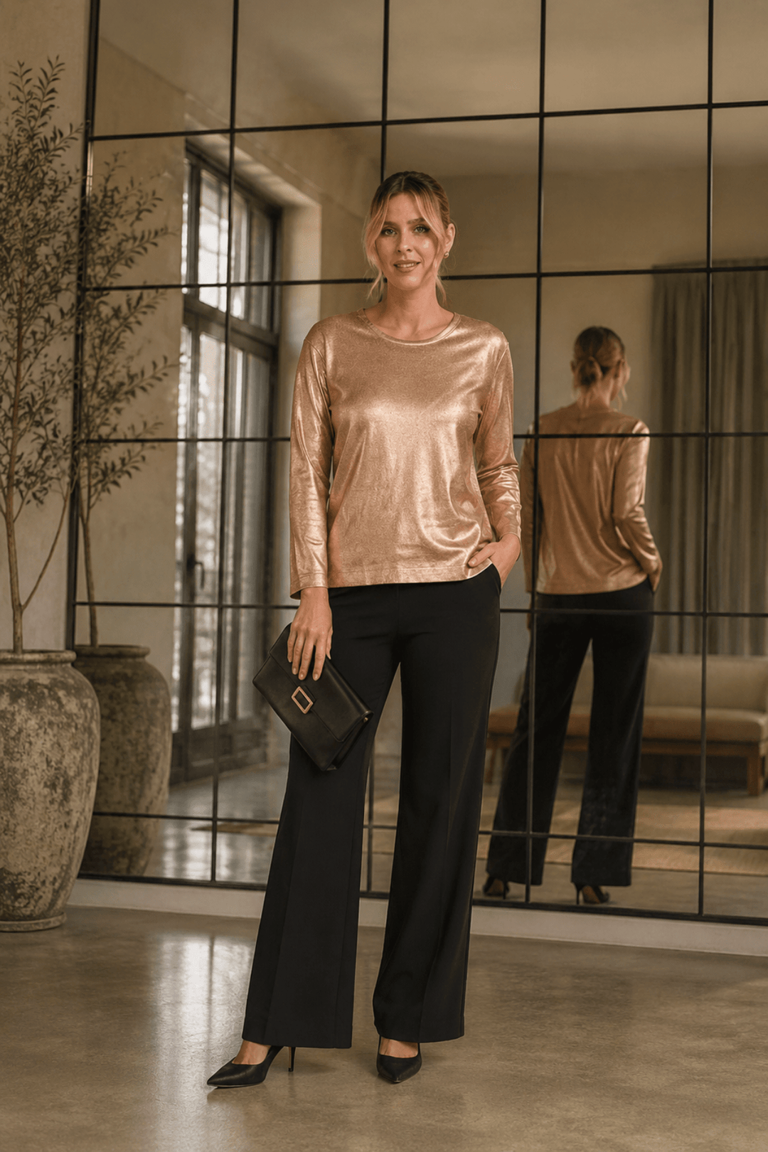 Suzi Knit - Rose Gold - CJ17 - Pizazz BoutiqueCaju