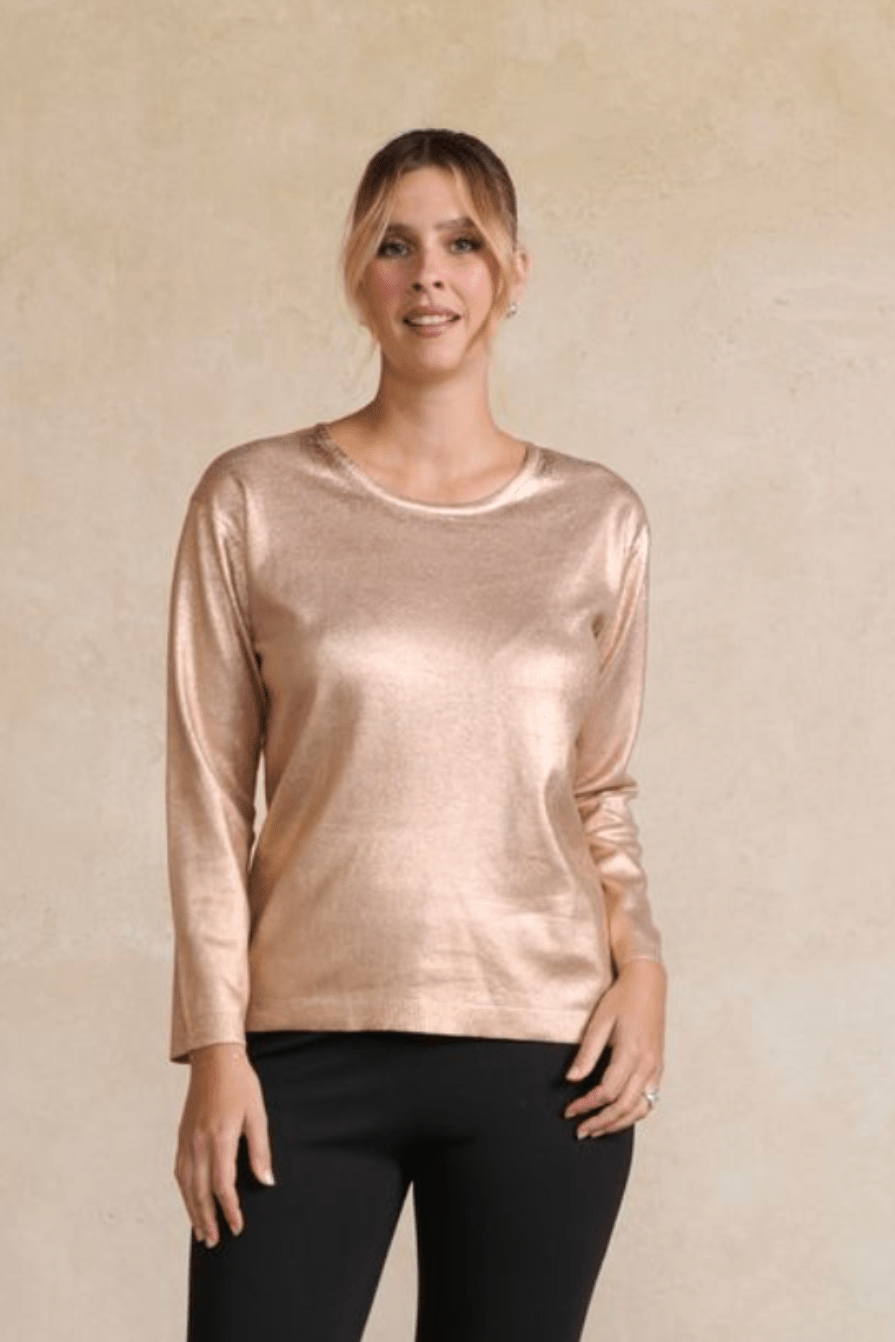 Suzi Knit - Rose Gold - CJ17 - Pizazz BoutiqueHolmes & Fallon