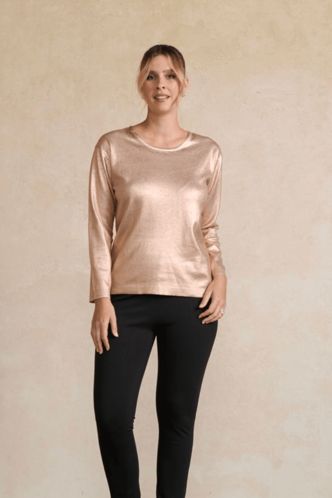 Suzi Knit - Rose Gold - CJ17 - Pizazz BoutiqueHolmes & Fallon