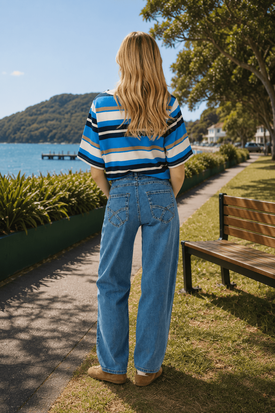 Svea Ankle Jean - CM5 - Pizazz BoutiqueCream