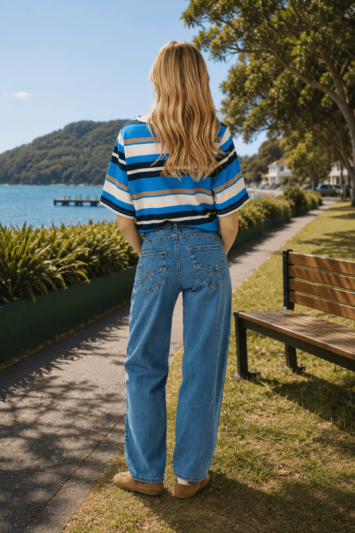 Svea Ankle Jean - CM5 - Pizazz BoutiqueCream
