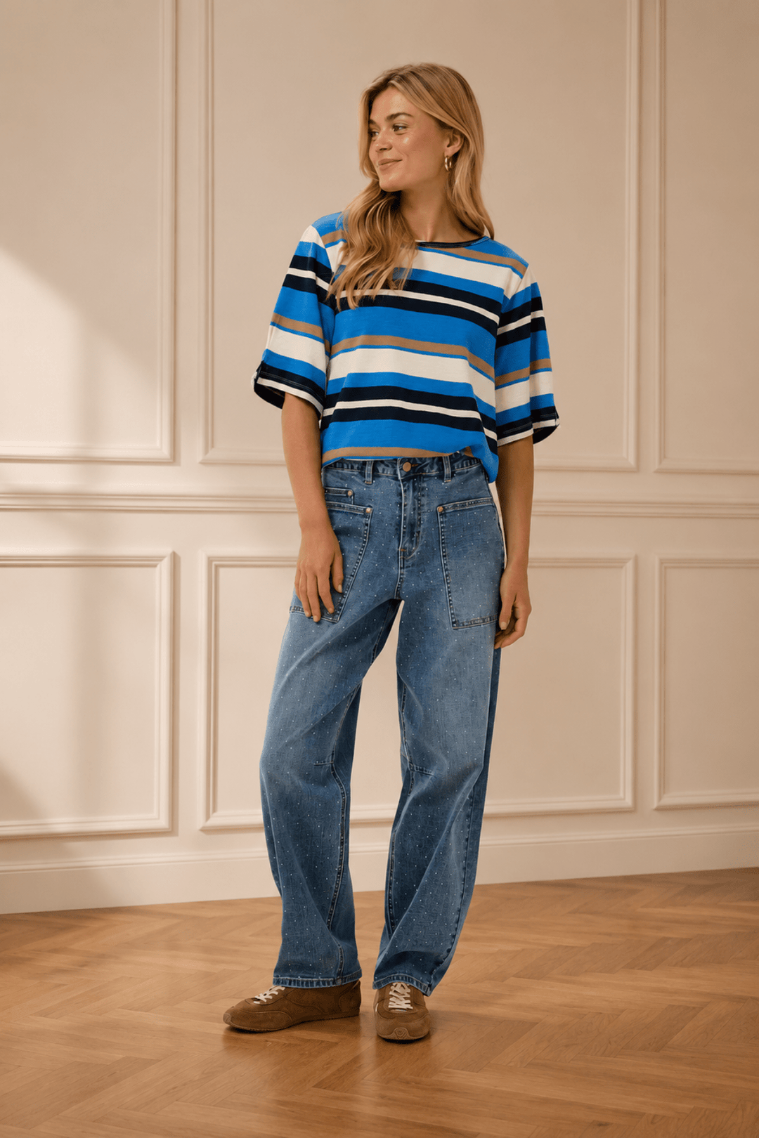 Svea Ankle Jean - CM5 - Pizazz BoutiqueCream