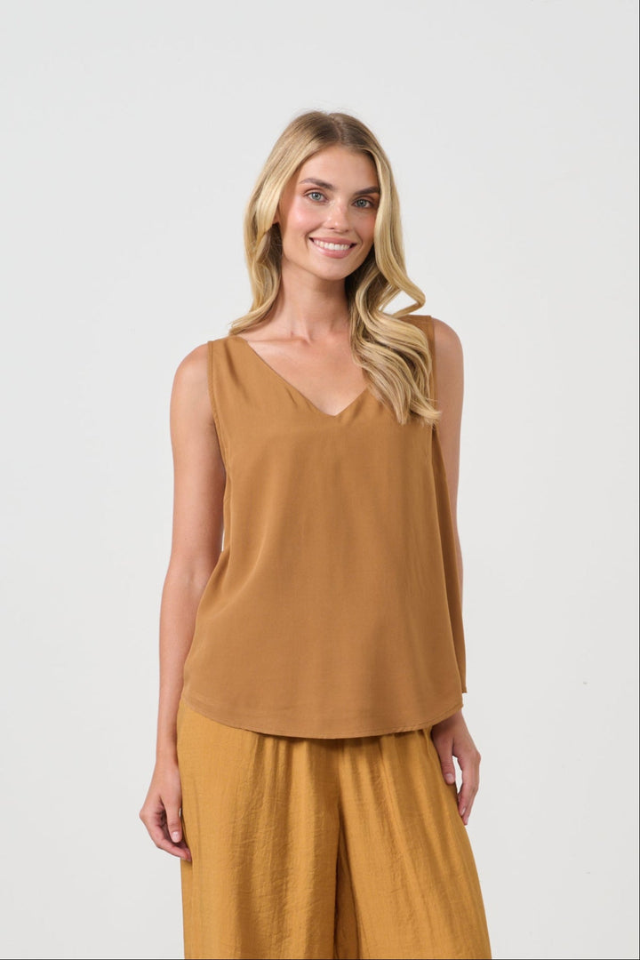 Swing Tank Top - Copper - CJ8 - Pizazz BoutiqueHolmes & Fallon