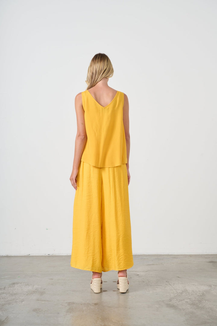 Swing Tank Top - Gold - CJ8 - Pizazz BoutiqueCaju