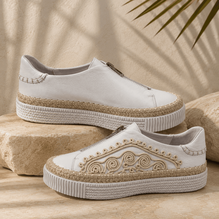 Tabian Sneaker - White - DJ35 - Pizazz BoutiqueDjango & Juliette