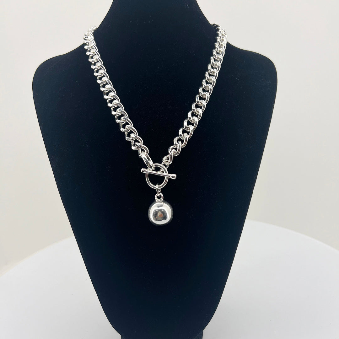 Talbot Chain Necklace - Silver - SJ9