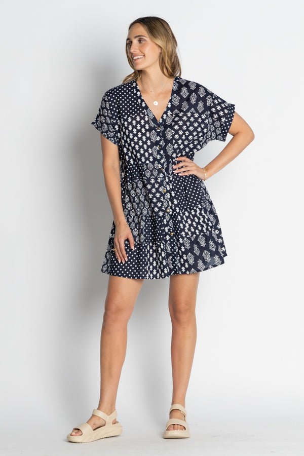 Talei Dress - Navy - LL10 - Pizazz BoutiqueLula Life