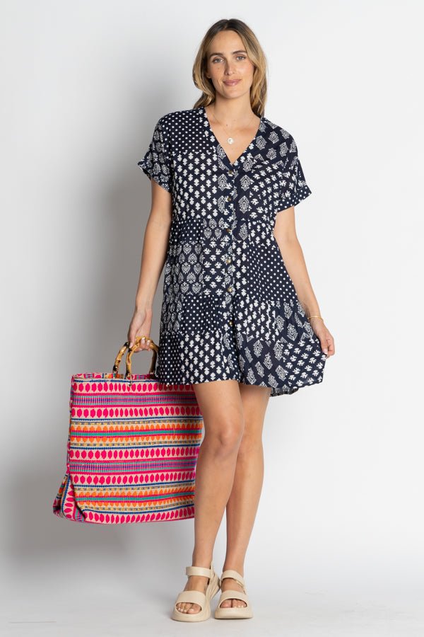 Talei Dress - Navy - LL10 - Pizazz BoutiqueLula Life