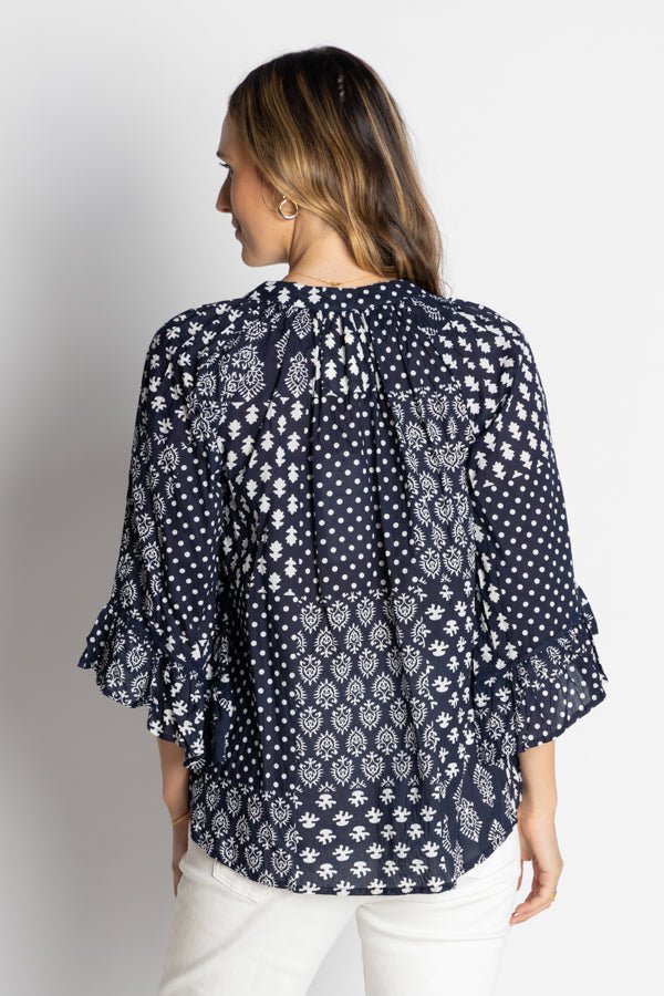 Talei Top - Navy - LL14 - Pizazz BoutiqueLula Life