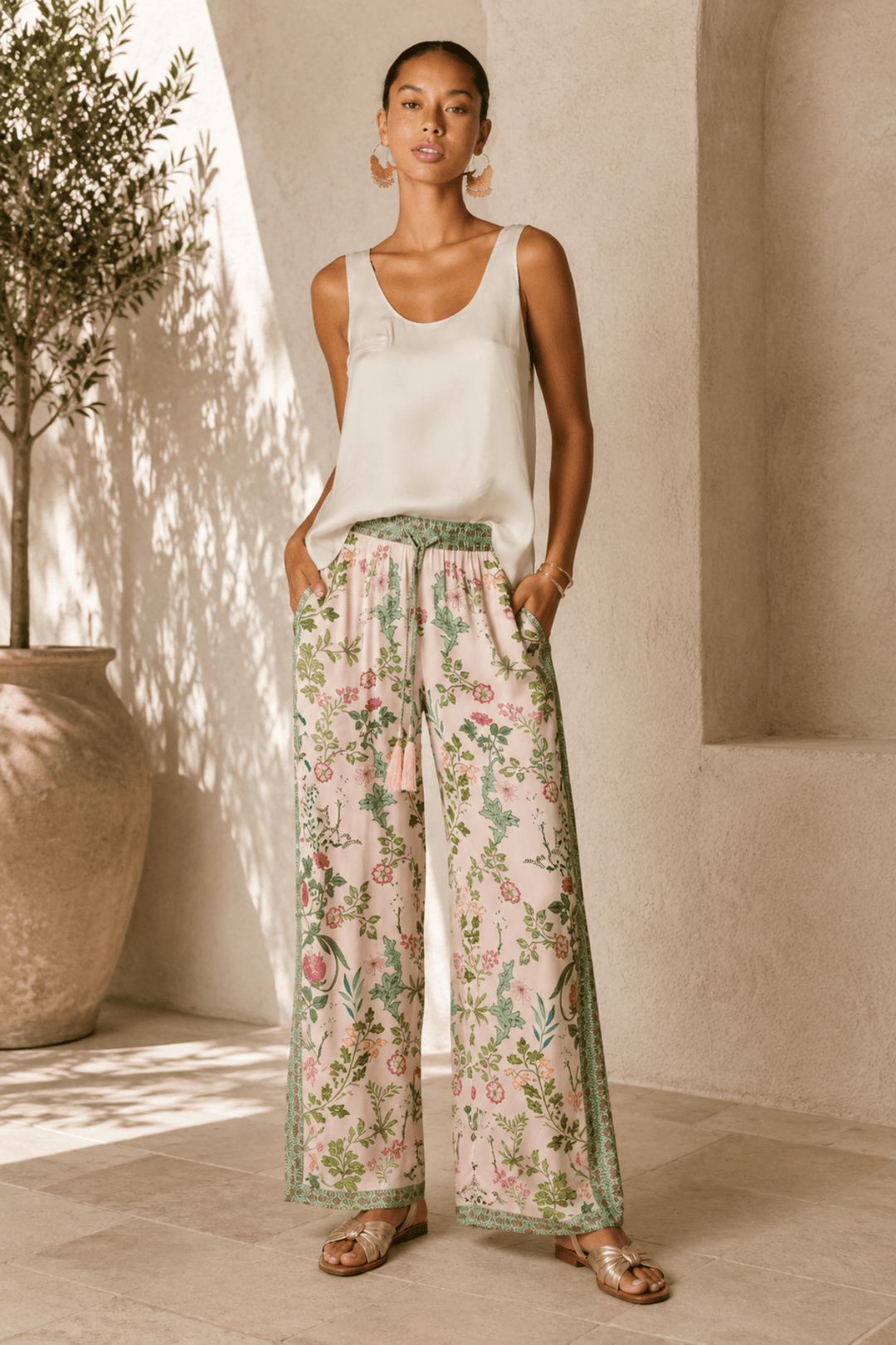 Tatiana Pant - Pink - RY15 - Pizazz BoutiqueRubyyaya