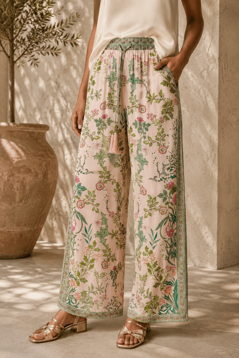 Tatiana Pant - Pink - RY15 - Pizazz BoutiqueRubyyaya