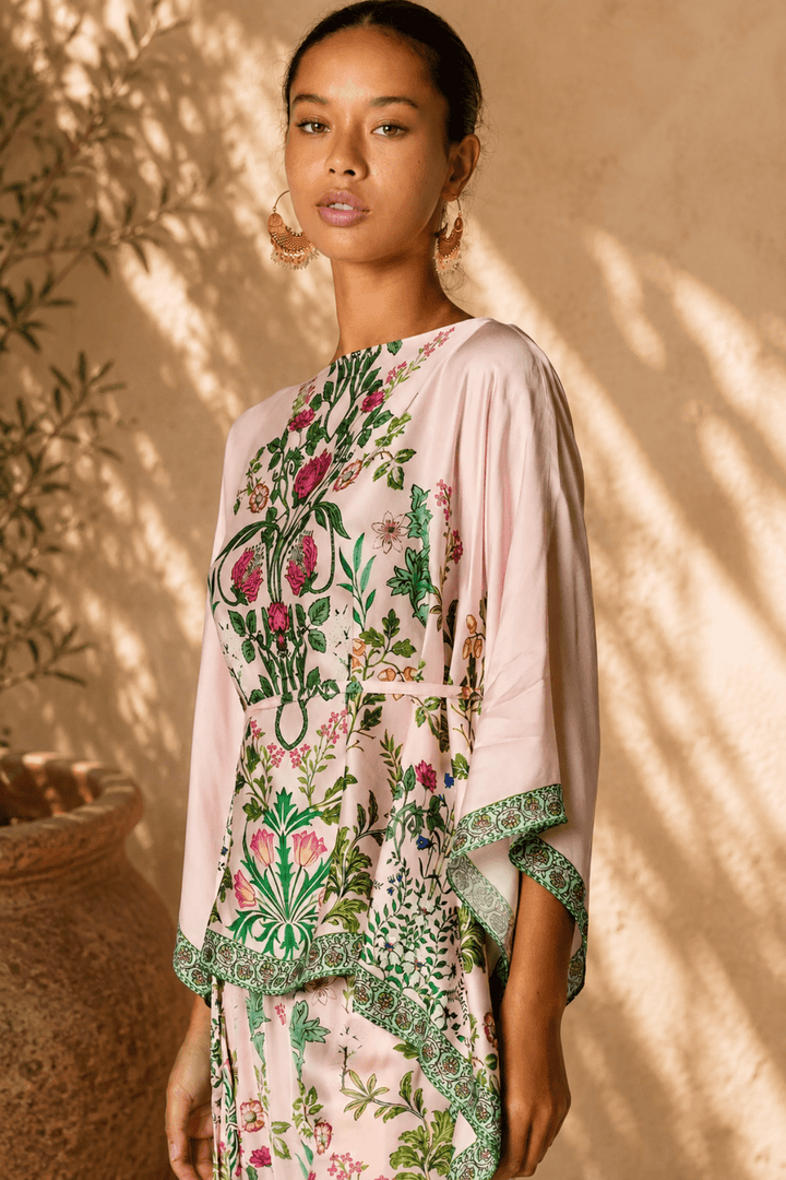 Tatiana Poncho Top - Pink - RY18 - Pizazz BoutiqueRubyyaya