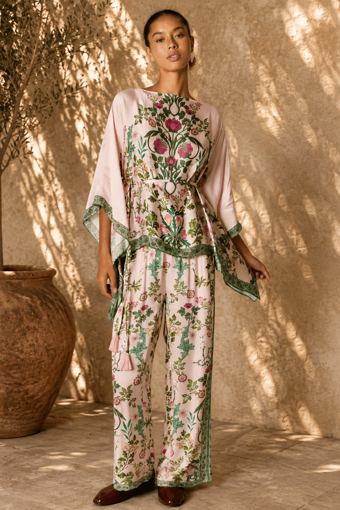 Tatiana Poncho Top - Pink - RY18 - Pizazz BoutiqueRubyyaya