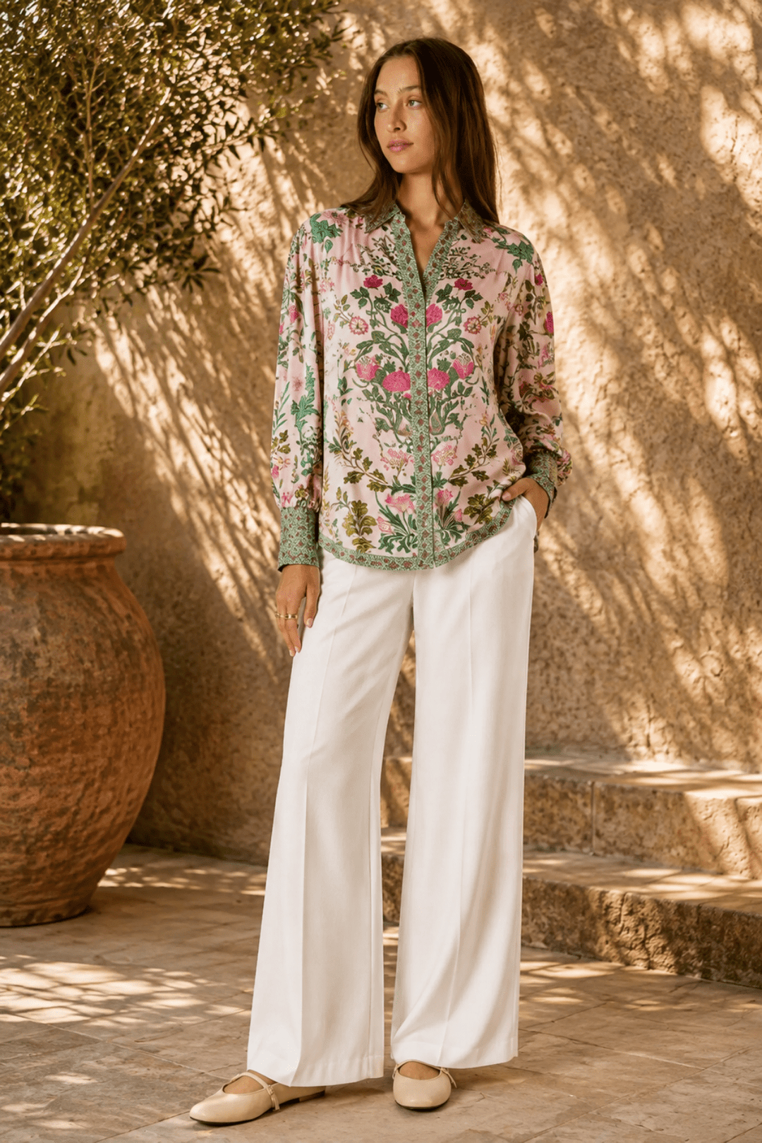 Tatiana Shirt - Pink - RY19 - Pizazz BoutiqueRubyyaya