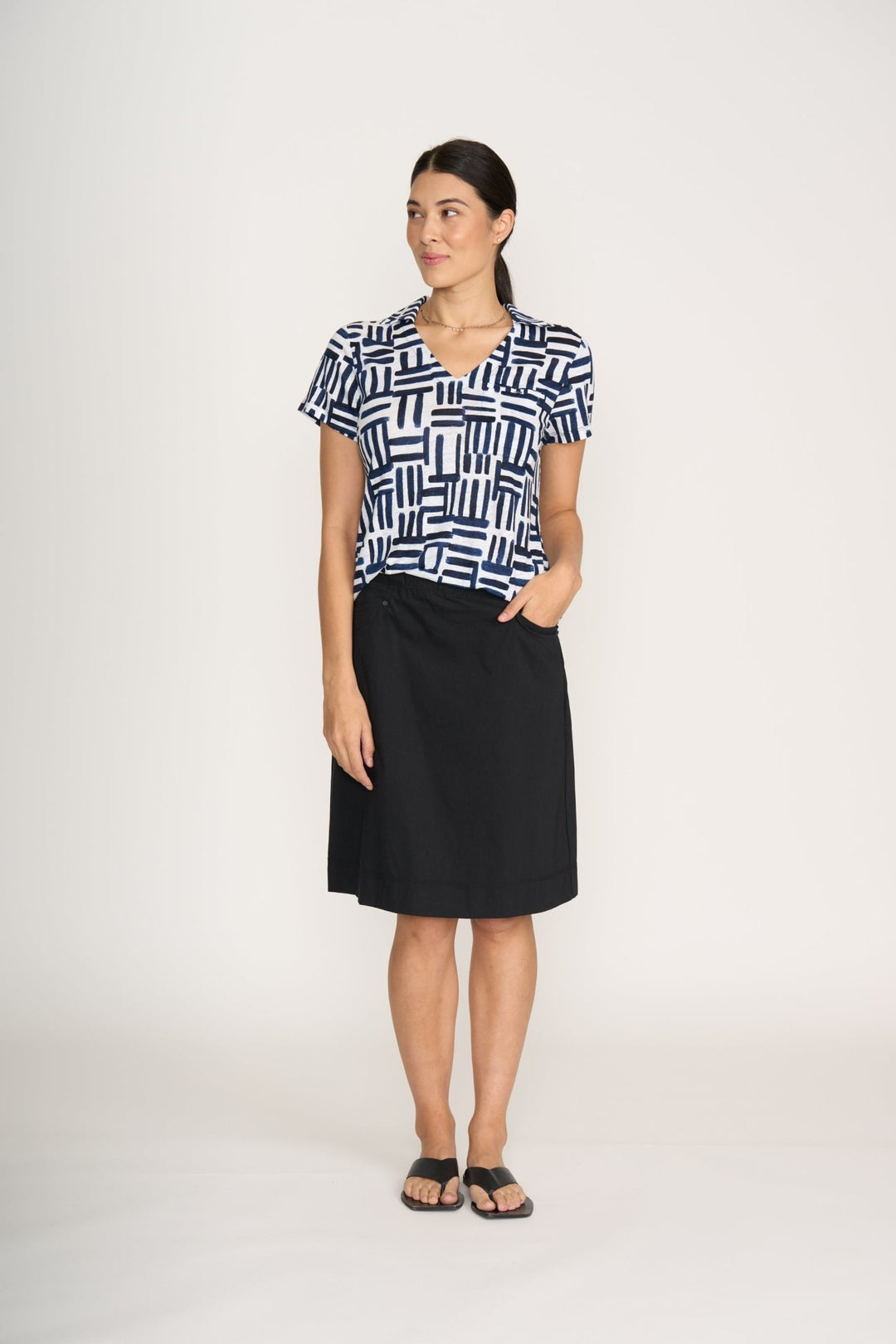 Team Player Top - Block & Roll - F35 - Pizazz BoutiqueFoil
