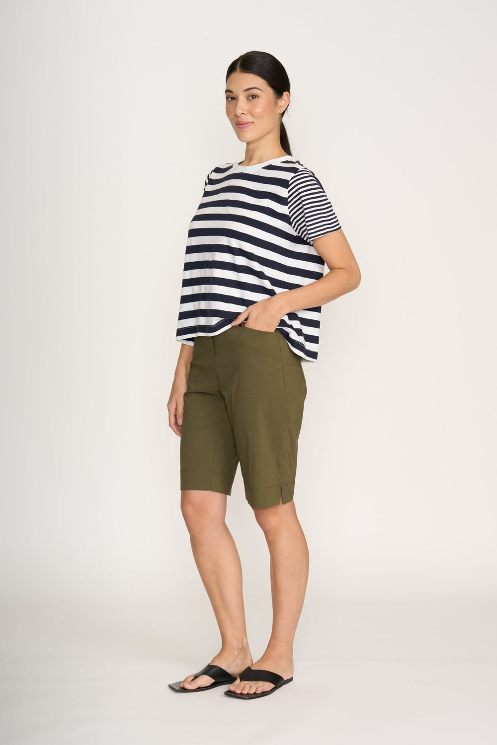 Tee Off Short - Kelp - F9 - Pizazz BoutiqueFoil
